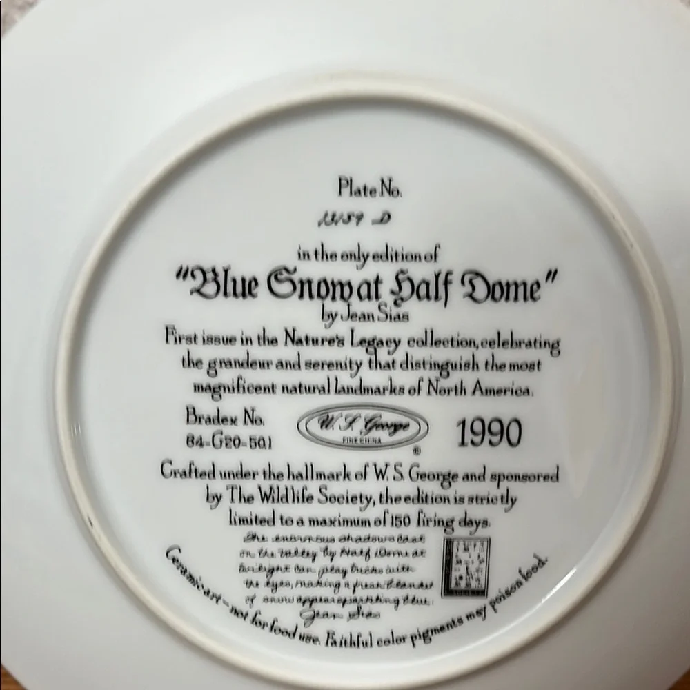 Blue Gnom at Half Dome Decorative Plate